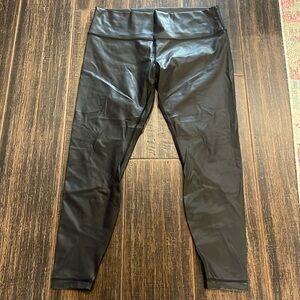 Lululemon Faux Leather leggings size 16